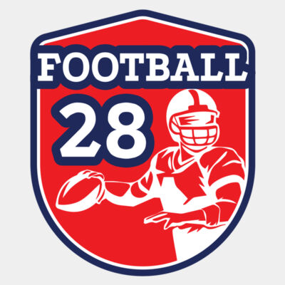 American Football Number 03 Miniatura