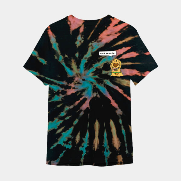 "Hola Panzón" TIEDYE Playera Unisex: Tie Dye Algodón Miniatura