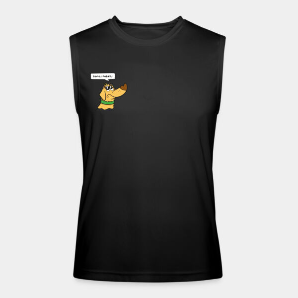 "Somos Pobres" Playera Unisex: Sin Mangas Algodón Peinado Miniatura