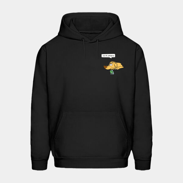 "No te soporto" Hoodie Unisex: Gorro y Bolsa Miniatura