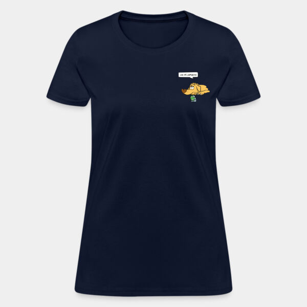 "No te soporto" Playera Dama: Algodón Peinado Miniatura