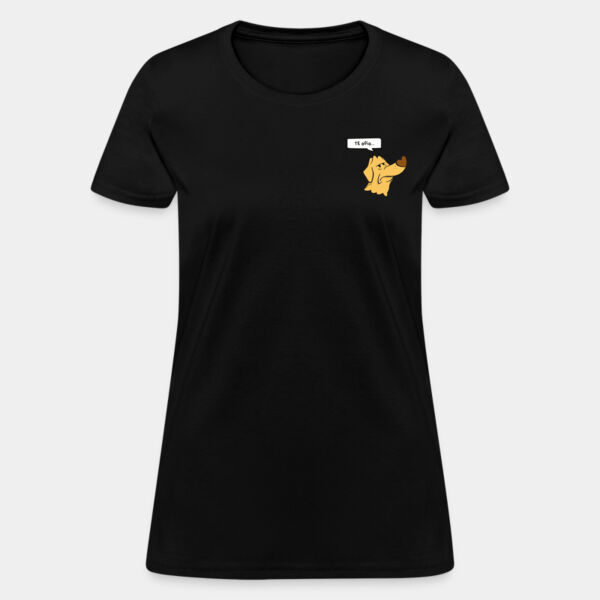 "Te odio" Playera Dama: Algodón Peinado Miniatura