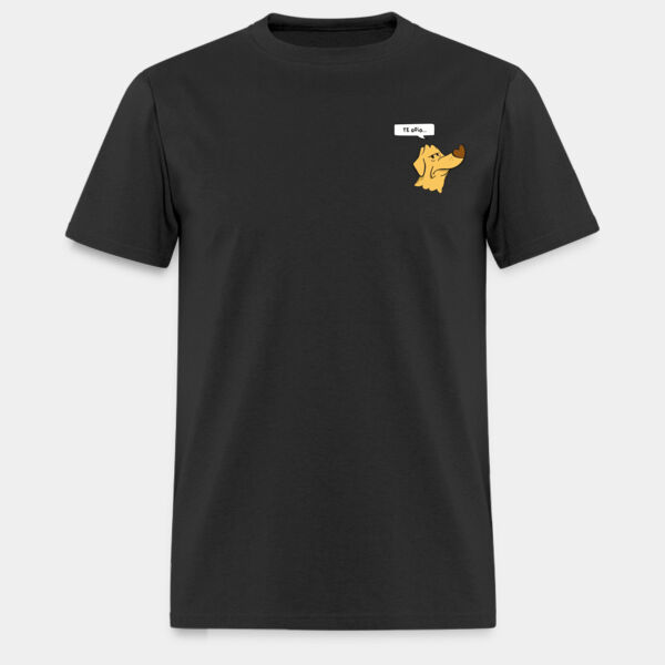 "Te odio" Playera Caballero: Algodón Estándar Miniatura