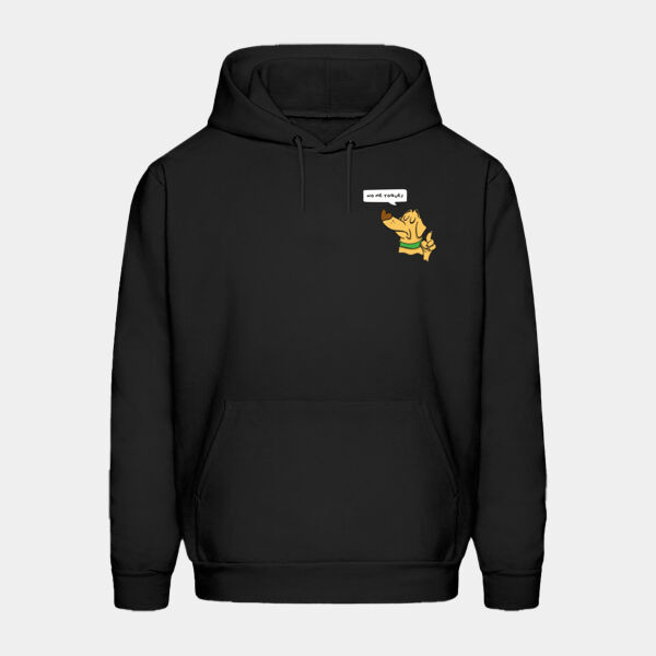 "No me toques" Hoodie Unisex: Gorro y Bolsa Miniatura