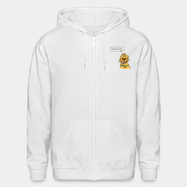 "Hola Panzón" Sudadera Unisex: Cierre y Capucha Miniatura