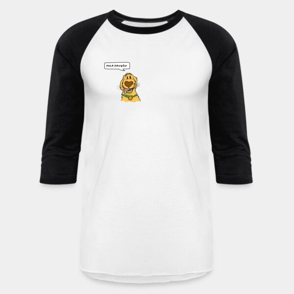 "Hola Panzón" Playera Ranglan 3/4 Miniatura