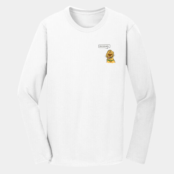 "Hola Panzón" Playera Caballero: Manga Larga Algodón Miniatura