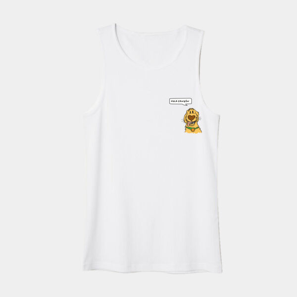 "Hola Panzón" Playera: Tank Top Miniatura