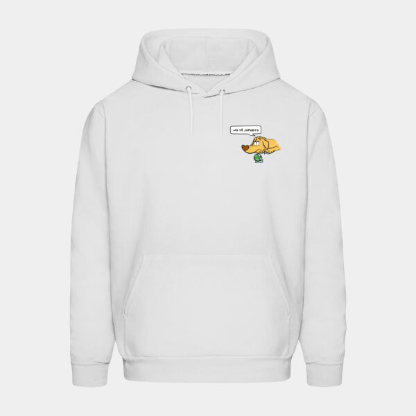 "No te soporto" Hoodie Unisex: Gorro y Bolsa Miniatura