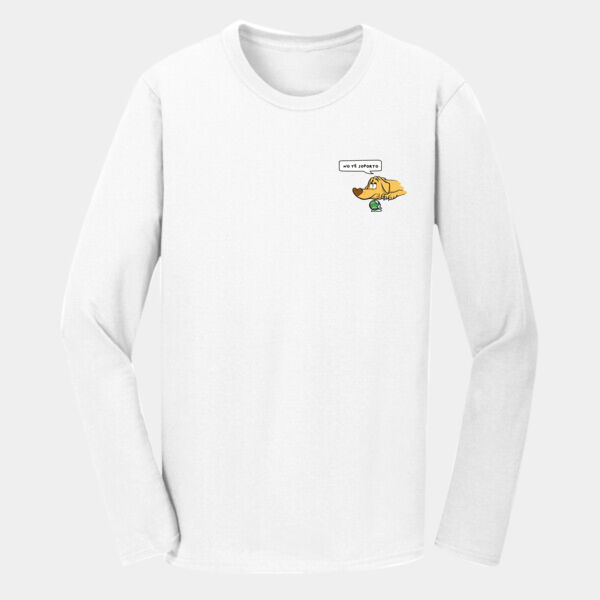 "No te soporto" Playera Caballero: Manga Larga Algodón Miniatura