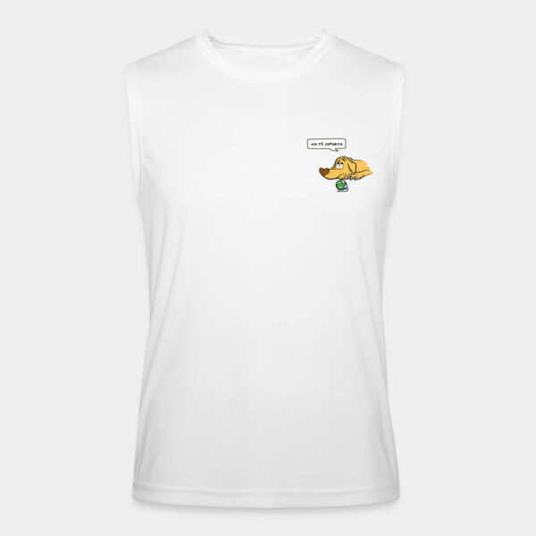 "No te soporto" Playera Unisex: Sin Mangas Algodón Peinado Miniatura