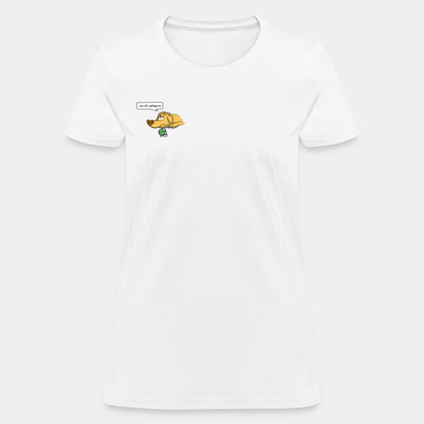 "No te soporto" Playera Dama: Algodón Estándar Miniatura