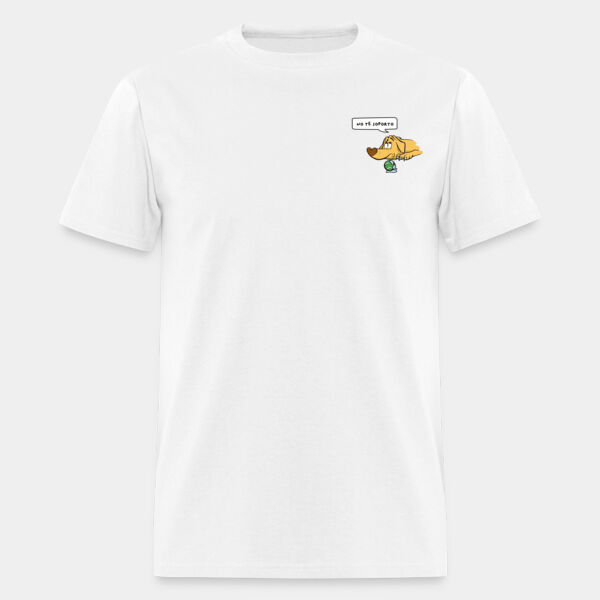 "No te soporto" Playera Caballero: Algodón Estándar Miniatura