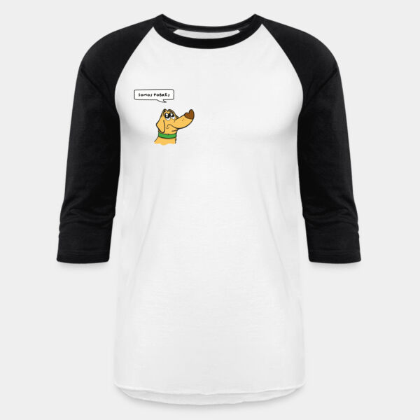 "Somos Pobres" Playera Ranglan 3/4 Miniatura