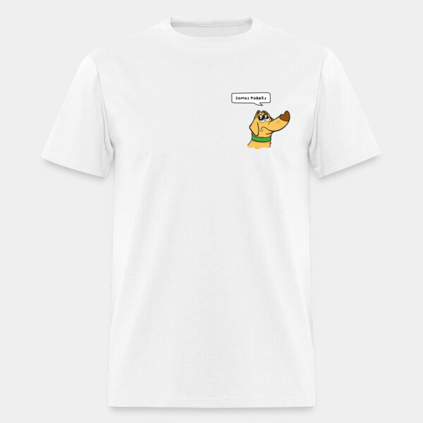 "Somos Pobres" Playera Caballero: Algodón Peinado Miniatura