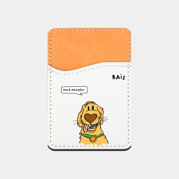 "Hola Panzón" Portatarjetas Miniatura