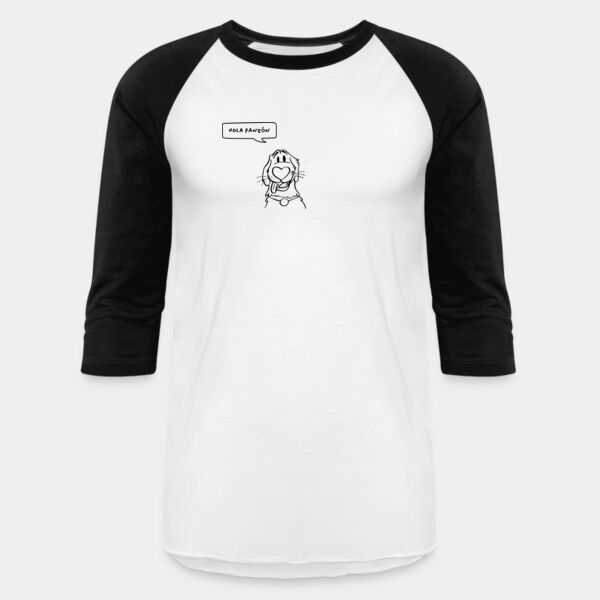 "Hola Panzón" Playera Ranglan 3/4 Miniatura