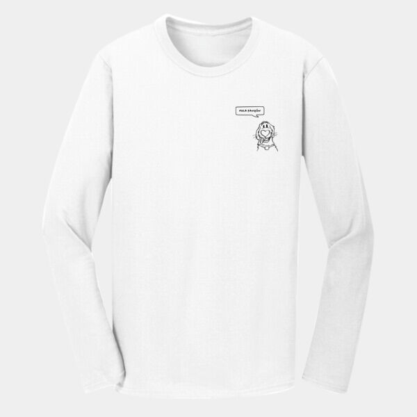 "Hola Panzón" Playera Caballero: Manga Larga Algodón Miniatura