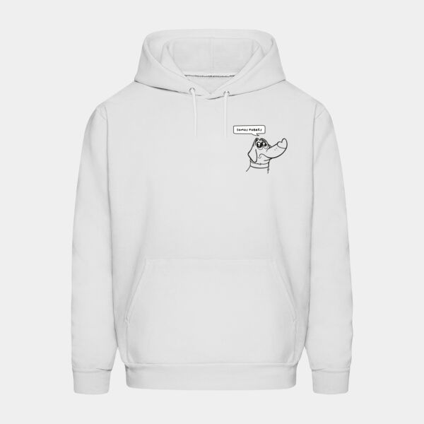 "Somos Pobres" Hoodie Unisex: Gorro y Bolsa Miniatura