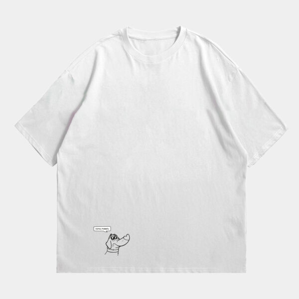 "Somos Pobres" Playera Unisex: Oversized Algodón Peinado Miniatura