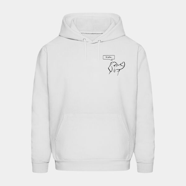 "Te Odio" Hoodie Unisex: Gorro y Bolsa Miniatura