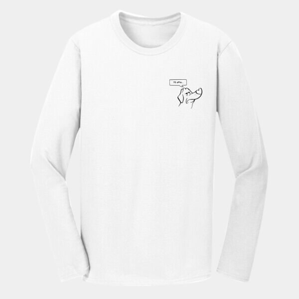 "Te Odio" Playera Caballero: Manga Larga Algodón Miniatura