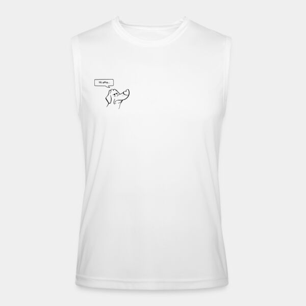 "Te Odio" Playera Unisex: Sin Mangas Algodón Peinado Miniatura