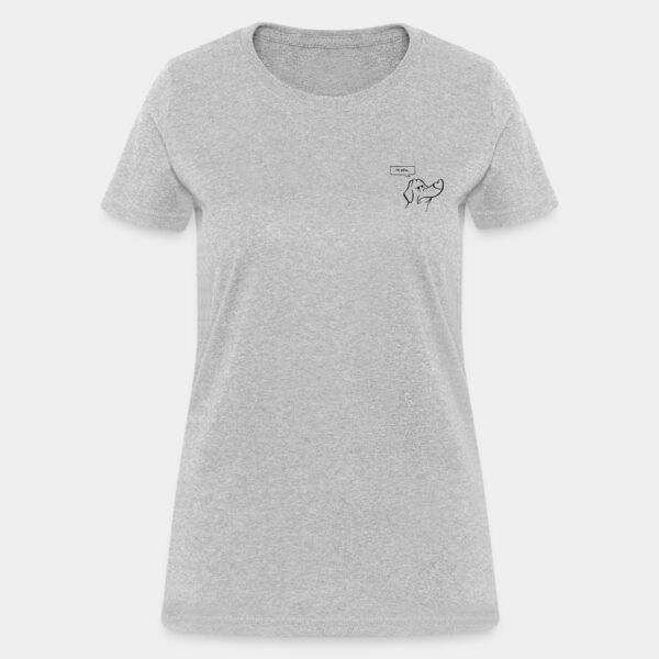 "Te Odio" Playera Dama: Algodón Peinado Miniatura