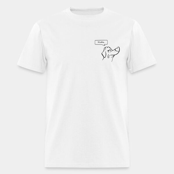 "Te Odio" Playera Caballero: Algodón Peinado Miniatura