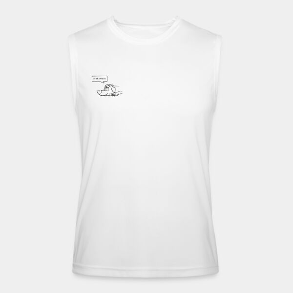 "No te Soporto" Playera Unisex: Sin Mangas Algodón Peinado Miniatura