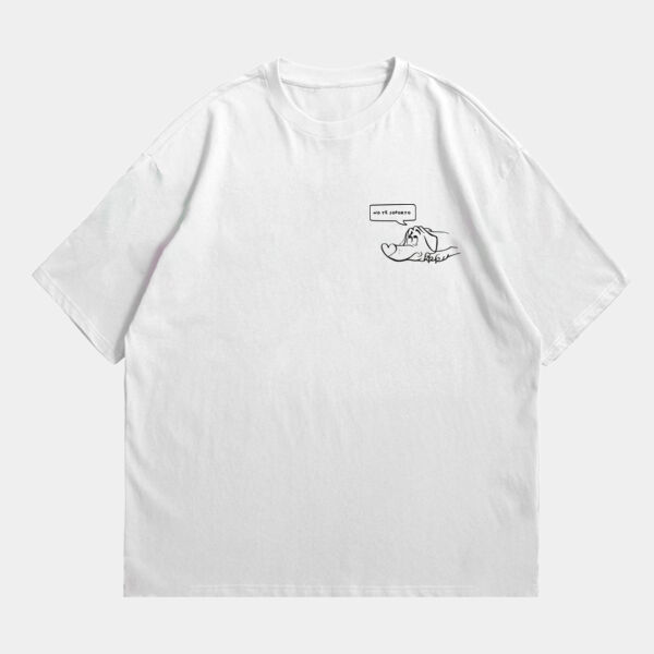 "No te Soporto" Playera Unisex: Oversized Algodón Peinado Miniatura