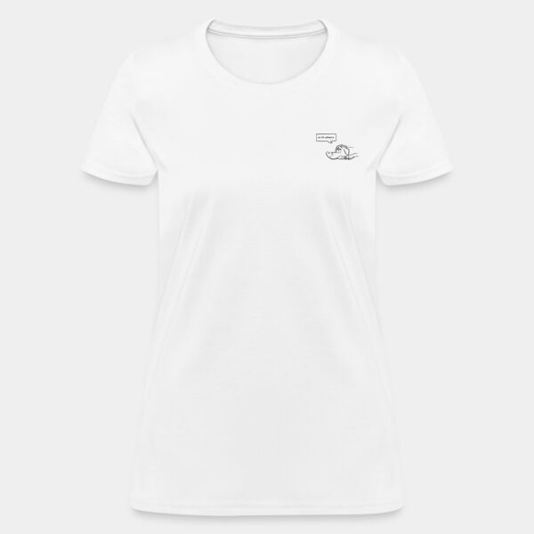 "No te Soporto" Playera Dama: Algodón Peinado Miniatura