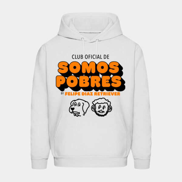 Club Somos Pobres - Hoodie Unisex: Gorro y Bolsa Miniatura