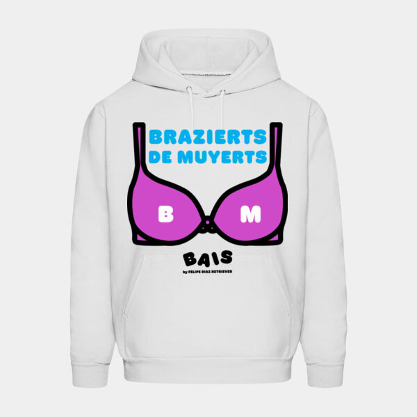 Brazierts de Muyerts - Hoodie Unisex: Gorro y Bolsa Miniatura