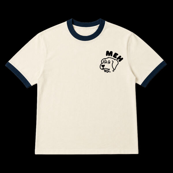 Meh - Playera Unisex Combinada  Miniatura