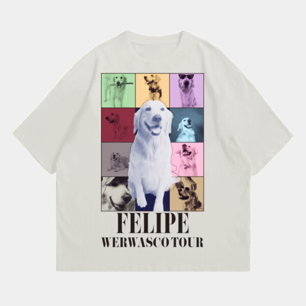 Felipe Eras - Playera Unisex: Oversize Square Fit 250 gr. Miniatura