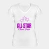 Playera Dama: Algodón Peinado Cuello V Miniatura